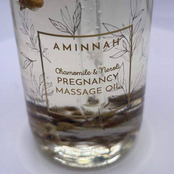 New Unused Aminnah 2020 Chamomile & Neroli Pregnancy Massage Oil - Picture 3 of 6